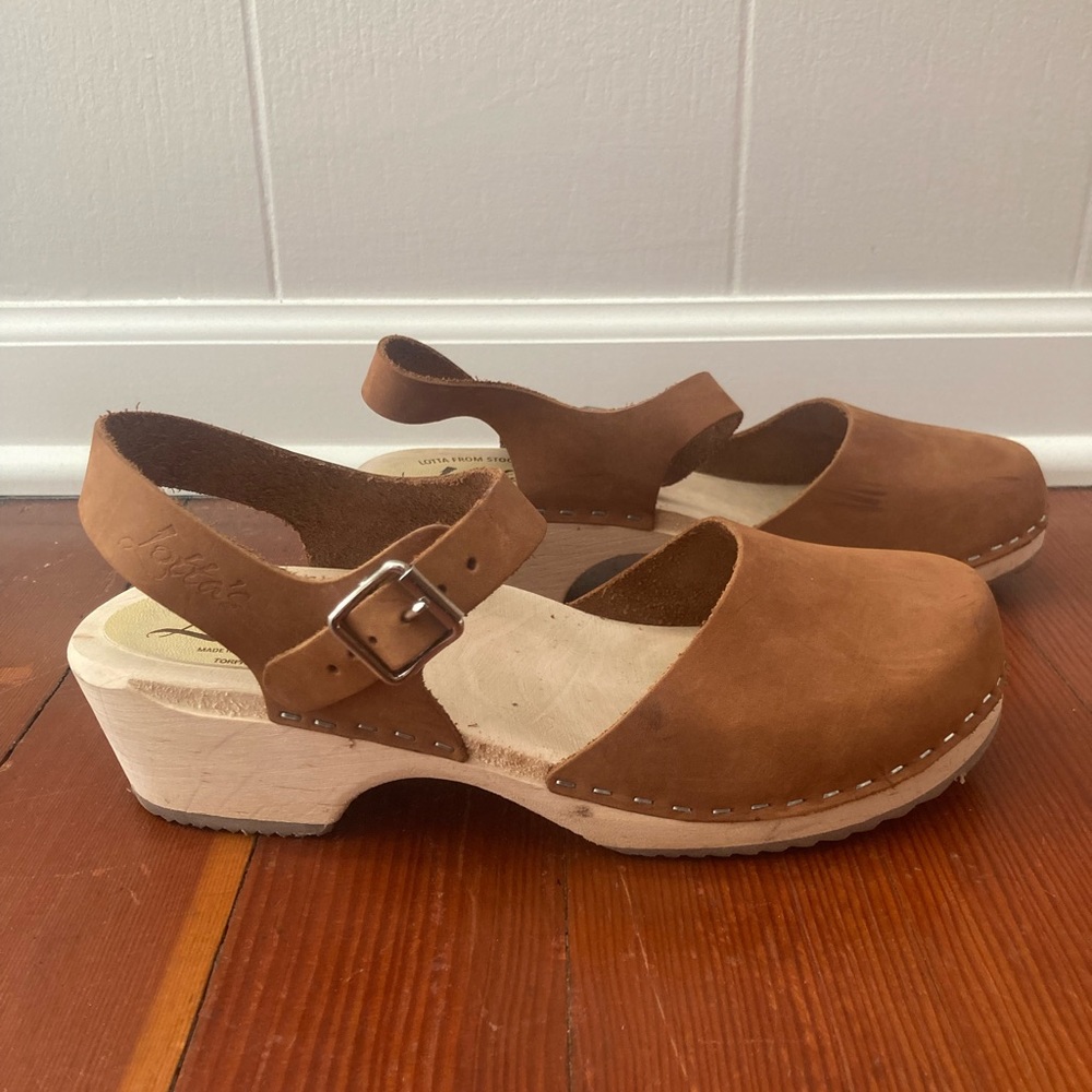 Lotta From Stockholm Low Wood Clogs